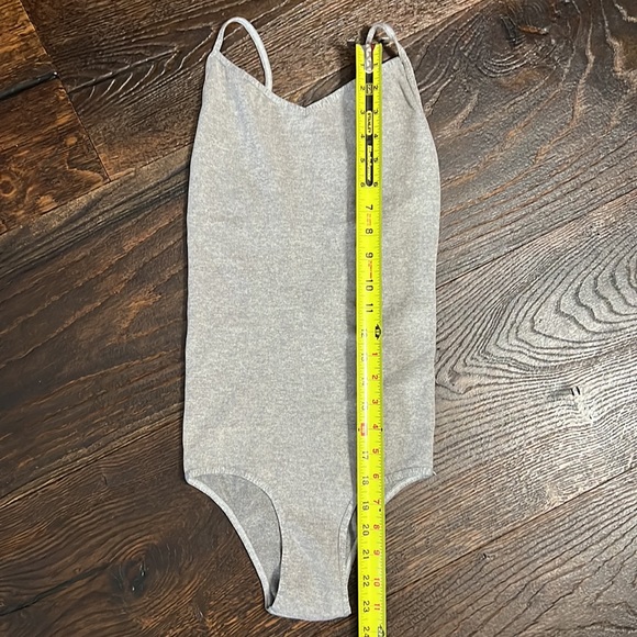 FREE SHIPPING Free People Intimately Seamless Bodysuit Low Back Heather Gray - Picture 5 of 10